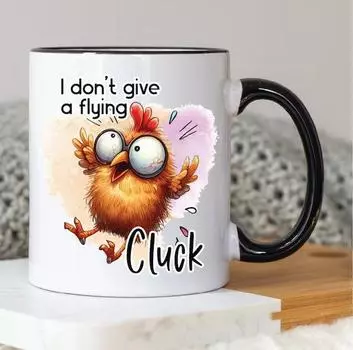 Керамическая кофейная кружка Emo Chick с цыпленком, изящная чайная кружка, петух, цыпленок, кудахтанье 301-400ml