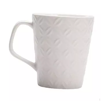 Керамическая кофейная кружка, подарок на день рождения, 13,5 унций, чашка для воды с ручкой, фарфоровая ручка для чая белый