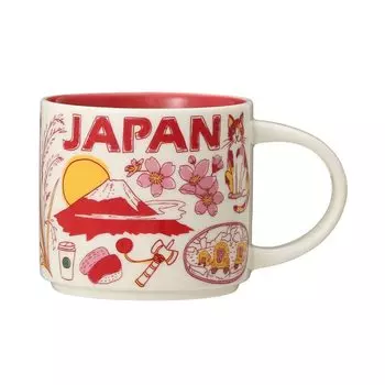 Керамическая кофейная кружка Starbucks Been There Series Japan 2021, 14 унций