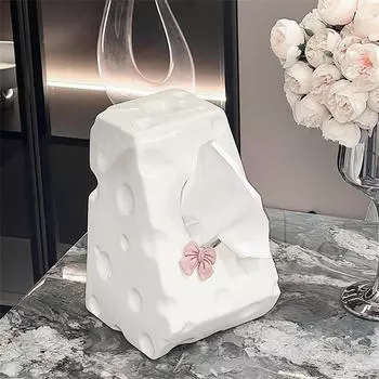 Керамическая коробка для салфеток, держатель для салфеток, чехол для домашнего декора, диспенсер для хранения бумаги
