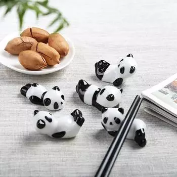 Керамическая креативная подставка для палочек для еды, держатель для палочек для еды, декор для обеденного стола, небольшие украшения, полка для ручек для стола в отеле и ресторане