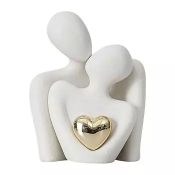 Керамическая креативная статуя пары, статуя любовника, простая в использовании скульптура для пар, декоративная скульптура для дома, подарок на годовщину свадьбы