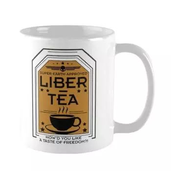 Керамическая кружка для Helldivers, 2 микроволновые печи, можно мыть в посудомоечной машине, 11 унций, чашка Liber-Tea, чай, кофе, напитки, забавные кофейные кружки, подарок для женщин и мужчин C