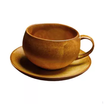 Керамическая кружка для кофе латте-арт с блюдцем, новинка, чашка для капучино в стиле ретро,