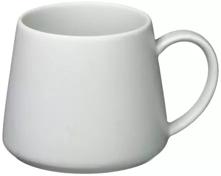 Керамическая кружка Mino Ware YUKURI Minimum Cafe Mug, пригодна для микроволновой печи, пригодна для мытья в посудомоечной машине, бытовая, 310 куб. см, цвет холодный серый 8314