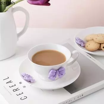 Керамическая кружка с изображением девочки-бабочки Чашки для послеобеденного чая Кружка для кофе Чашка для воды Чашки для чая с молоком Чашка для завтрака Кружки для молока Кружки для сока Посуда для напитков 201-300ml