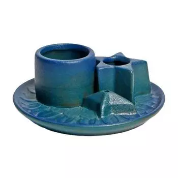 Керамическая курильница для благовоний Пало Санто Держатель для благовоний с поддоном для сбора золы Многофункциональный