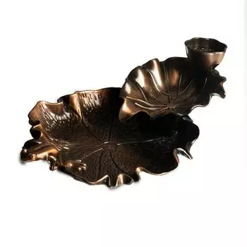 Керамическая курильница Leaf Tower, держатель для благовоний, кадильница с обратным потоком, дымовой фильтр