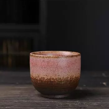 Керамическая мастер-чашка Бытовая чайная чашка Китайская Дзен Маленькая чашка для дегустации чая Одинарная чашка Ретро Набор для чая Кунг-фу Чайная пиала 75ml