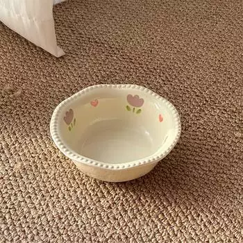 Керамическая миска для домашних животных кошек Миска для питья воды для домашних животных Миска для кормления Керамическая посуда для кошек Собак Принадлежности для домашних животных Аксессуары A2
