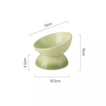 Керамическая миска для кошек с градиентом, корм для домашних животных, кормушки для воды, принадлежности для питья и еды для маленьких собак, принадлежности для кормления щенков, поднятые наклонные кошки