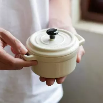 Керамическая миска для лапши рамэн объемом 200 мл с двойной ручкой и крышкой, миски для смешивания фруктового салата на завтрак, бытовая кухонная посуда жёлтый