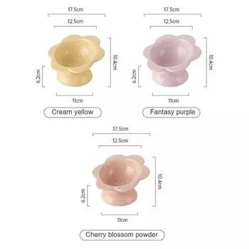 Керамическая миска для воды для кошек, поднятая поилка для домашних животных, миски для еды, щенков, собак, приподнятая наклонная кормушка, продукты жёлтый