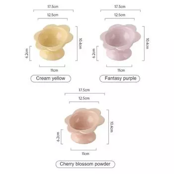 Керамическая миска для воды для кошек, поднятая поилка для домашних животных, миски для еды, щенков, собак, приподнятая наклонная кормушка, продукты жёлтый