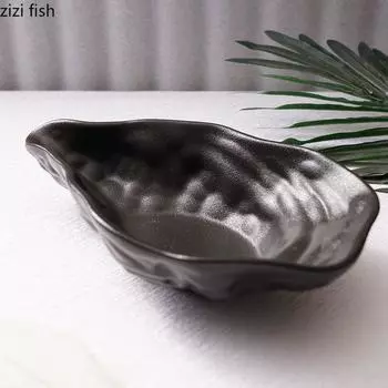 Керамическая миска Oyster Обеденная тарелка Суповые тарелки Фруктовые тарелки Салатницы Миска для лапши Посуда для ресторана Диск для сашими Десертная тарелка