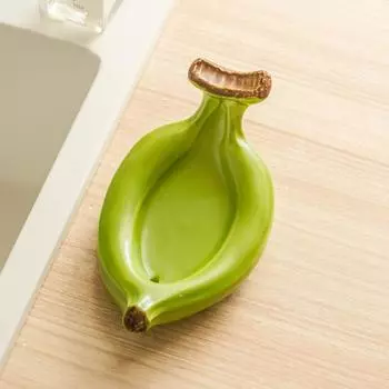 Керамическая мыльница для банана, полка для ванной комнаты, подставка для слива, поднос для хранения, поднос для украшений, подставка для мыла, органайзер для ванных принадлежностей