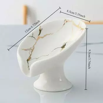 Керамическая мыльница для душа, принадлежности для ванной комнаты, дренажное отверстие, доска для хранения посуды, мыльница