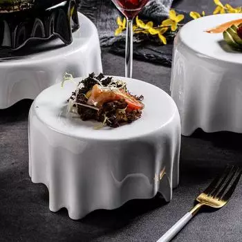 Керамическая обеденная тарелка Креативная нестандартная десертная тарелка Тарелка для закусок Тарелки для пасты Тарелки для суши Специальная ресторанная посуда