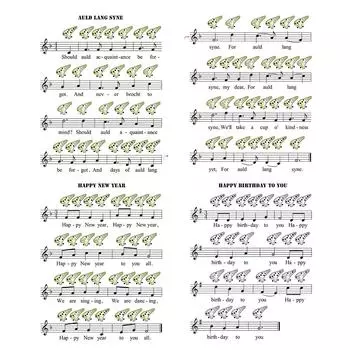 Керамическая окарина Alto C с круглой головкой и 12 отверстиями, ручная роспись, музыкальный инструмент с ремешком, партитура Blue Flower