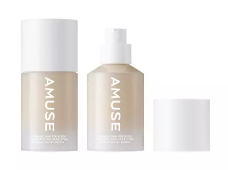 Керамическая основа Skin Perfect Foundation Все 4 цвета Amuse Bare Skin Foundation Основа под макияж Защита от ультрафиолета Без основы Маскировка пор Корейская косметика Веганский