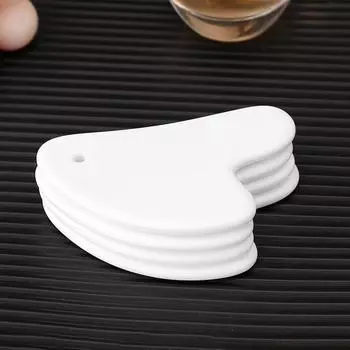 Керамическая пластина для скребков Гуаша для лица с отверстиями, доска для массажа всего тела, точечная акупунктура, открытая спина