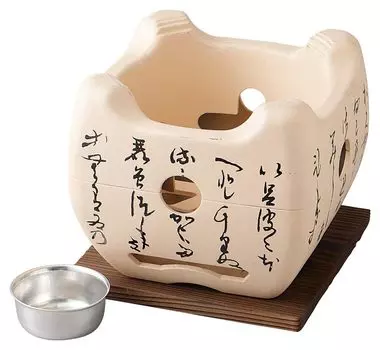 Керамическая плита Iroha Stove Set Solid White Ale-net (Для топлива) (Маленький) (Отопление включено) белый