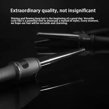 Керамическая плойка с интеллектуальным дисплеем, помощник парикмахера на дому, усовершенствованная салонная плойка, портативная и безопасная