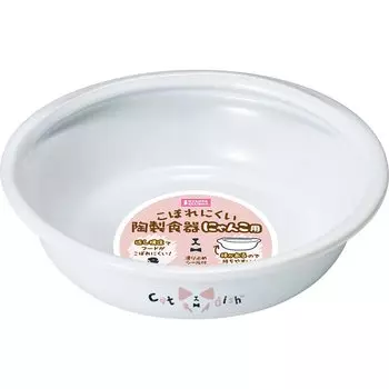 Керамическая посуда для кошек Marukan NYANTA CLUB с защитой от пролития жидкости