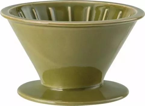 Керамическая посуда Nishikai Hasami [Essence] es Dripper Oribe Glaze, диаметр 12 x 7,5 см