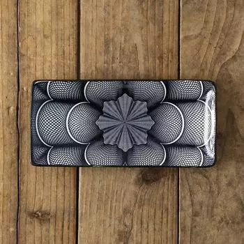 Керамическая посуда в креативном скандинавском стиле для ресторана, прямоугольная тарелка для суши и фруктов, для домашних закусок, мелкая плоская тарелка для основного блюда