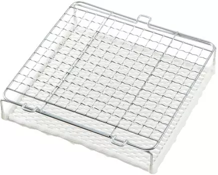 Керамическая решетка Mannen 200 x 200 мм, серебристая CE-200