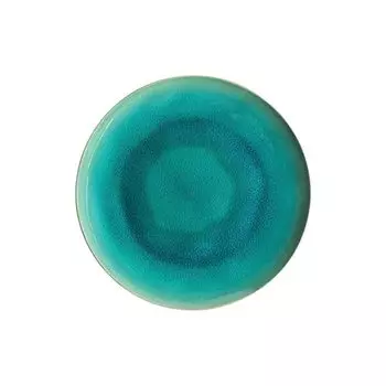 Керамическая тарелка Costa Nova 11 - Коллекция Riviera, Azur (синий) | Посуда, пригодная для использования в микроволновой печи и посудомоечной машине | Безопасное для пищевых продуктов остекление | Restau