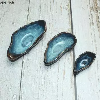 Керамическая тарелка для устриц, соусница, миска для закусок, десертные миски, миска для специй, блюдо для димсамов, фруктовая тарелка, салатницы, поднос