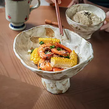 Керамическая тарелка на ножке, подставка-чаша, домашний декор, организация, держатель для фруктов для новоселья, хлеба