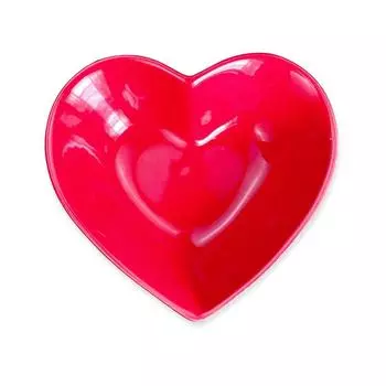 Керамическая тарелка с красным сердцем для дома, выпечки, духовки, торта, деликатных десертов, салатов, обеденной посуды, кухонных принадлежностей