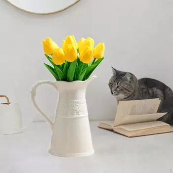 Керамическая ваза для цветов, фермерский кувшин, молочник, украшение стола для кафе high styles
