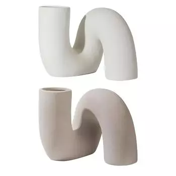 Керамическая ваза для цветов Многоцелевая керамическая ваза в форме трубы, уникальная для домашнего декора верблюд