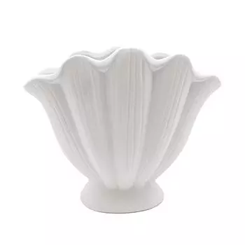 Керамическая ваза из ракушек, сухоцветы, вазы ручной работы для украшения дома