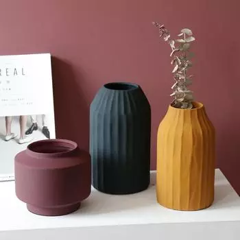 Керамическая ваза Morandi в скандинавском стиле для украшения дома, гостиной, витрины, настольного декора, ремесла, художественная ваза, свадебные подарки