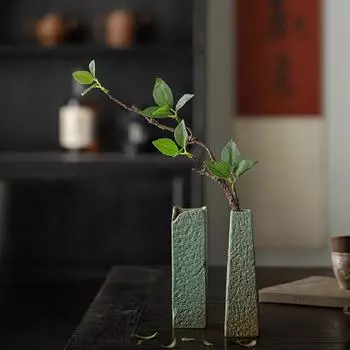 Керамическая ваза, украшение гостиной, дома, обеденного стола, цветочная композиция, гидропонное растение, маленькая ваза