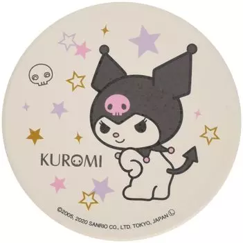 Керамическая водопоглощающая подставка Kinsho Pottery Sanrio Stars 9 см 315516 белая Kuromi белый