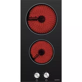Керамическая встраиваемая электрическая плита-домино Kumtel Dual Vitro