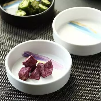 Керамическая западная тарелка, приправа для соевого соуса, круглая тарелка для салата, миска для томатного соуса, креативные тарелки для макания в уксус