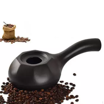 Керамическая жаровня для кофе, инструмент для выпечки кофейных зерен, прочный подарок для любителей, ручная обжарка своими руками