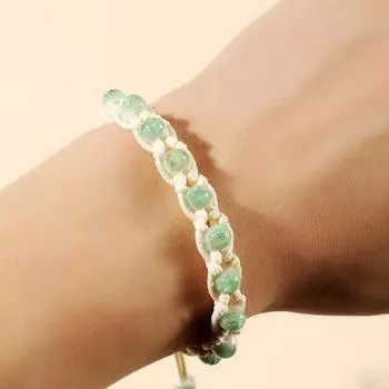 Керамические аксессуары Зеленый браслет Размер капли воды Ледяная трещина Новые антикварные ювелирные изделия