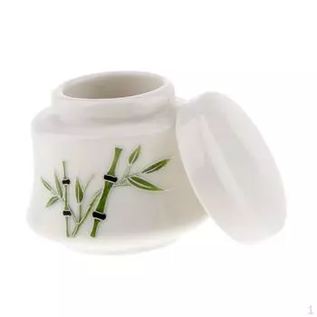 Керамические пустые косметические банки для чая в контейнере для порошка 25 мл из бамбука