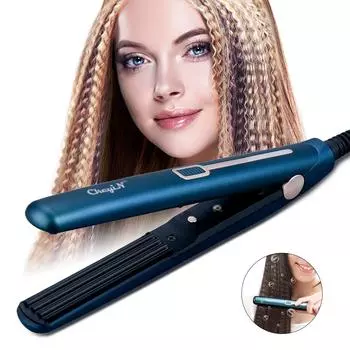 Керамические щипцы для волос CkeyiN, мини-пушистые щипцы для завивки волос, щипцы для завивки волос с постоянной температурой, щипцы для гофрирования