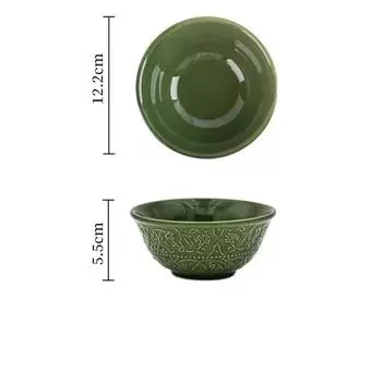 Керамические тарелки и миски с рельефом во французском стиле барокко, старинные домашние обеденные тарелки, миска для лапши, гостиничная посуда, кухонные принадлежности