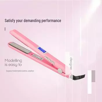 Керамические ультразвуковые инфракрасные щипцы для завивки и выпрямления волос двойного назначения EU+UK Adapter (Not for domestic use) чёрный