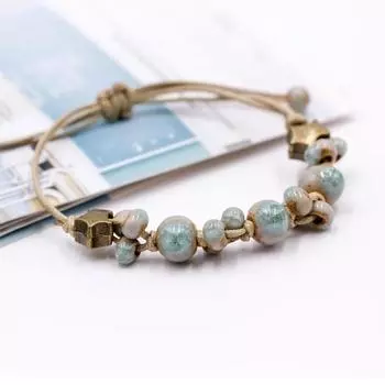 Керамические женские подарочные браслеты ручной работы в стиле ретро, браслеты и браслеты для женщин и женщин